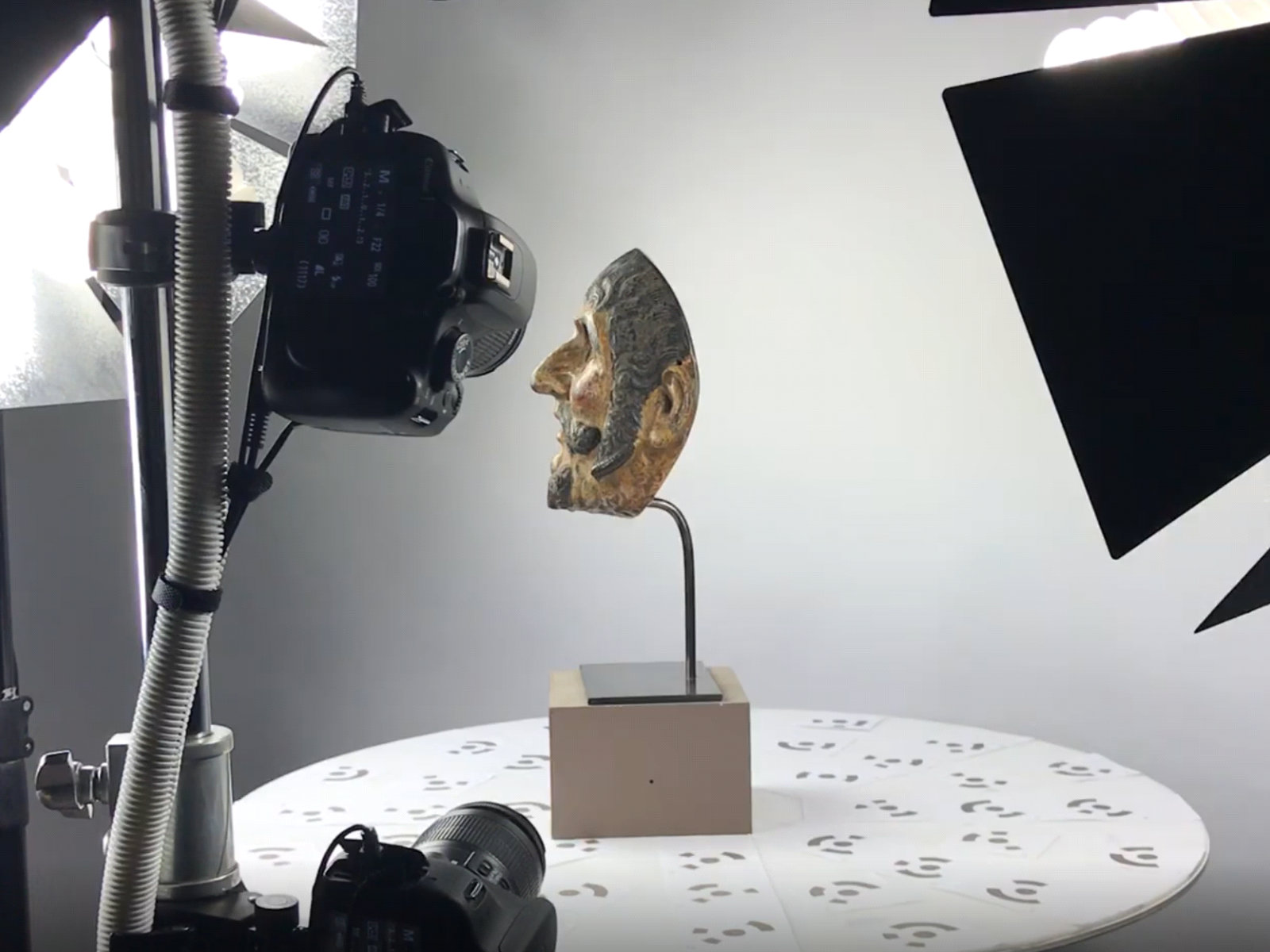 Numérisation 3D par photogrammétrie, Musée du Masque de Binche